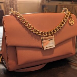 Michael Kors Pink Chain Shoulder Bag